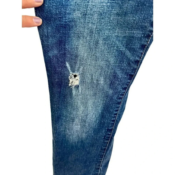 Rock & Republic Kassandra Distressed Studded Boot Cut Denim Jeans Women's SZ 6 - Picture 6 of 15